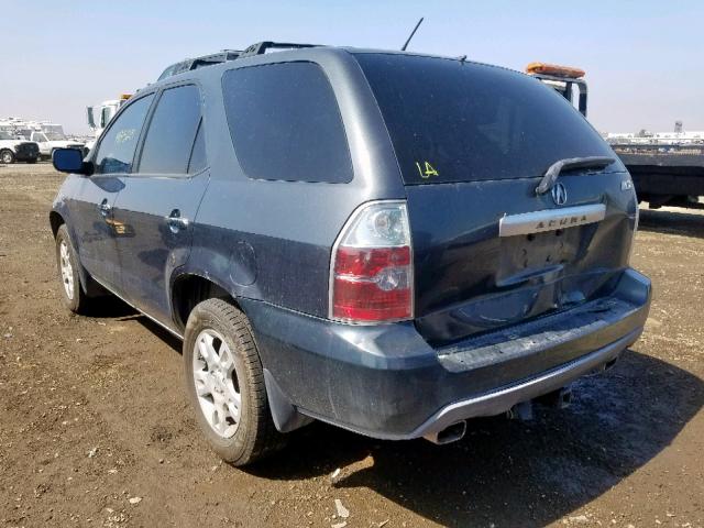 2HNYD18934H531270 - 2004 ACURA MDX TOURIN CHARCOAL photo 3