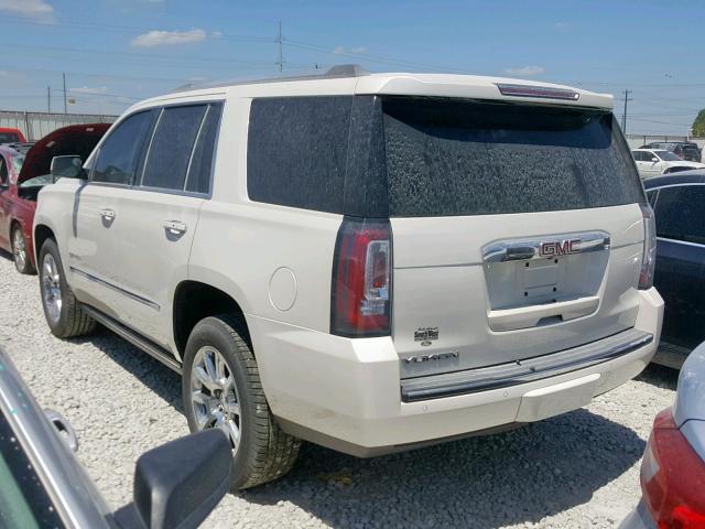 1GKS1CKJ5FR142432 - 2015 GMC YUKON DENA WHITE photo 3