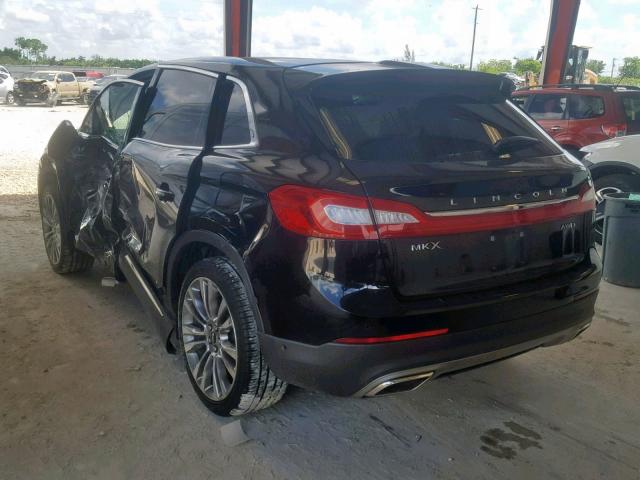 2LMTJ8LR5GBL71702 - 2016 LINCOLN MKX RESERV BLACK photo 3