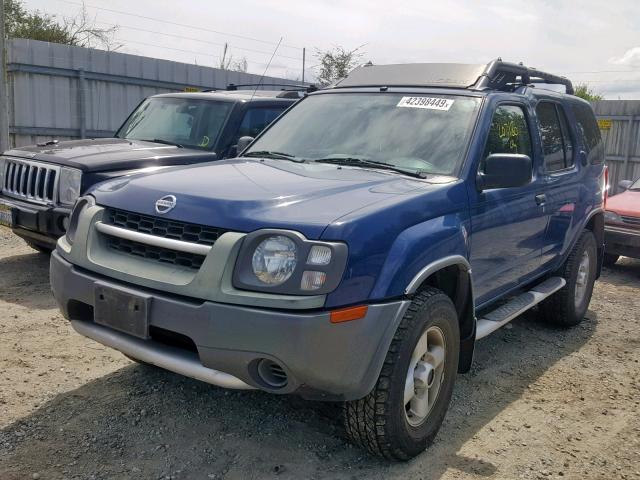 5N1ED28Y52C517677 - 2002 NISSAN XTERRA XE BLUE photo 2