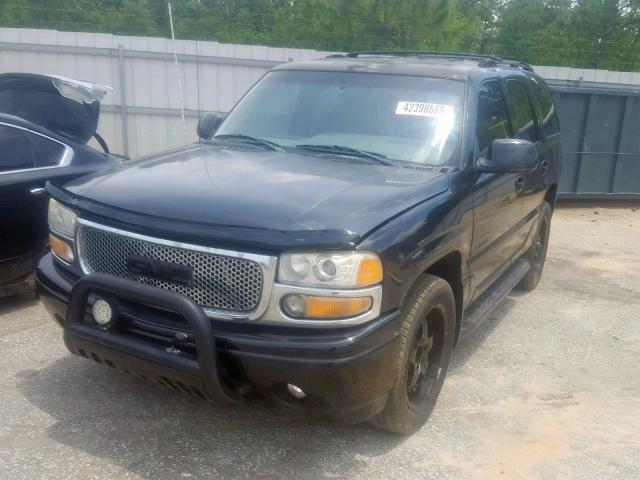 1GKEK63UX1J200496 - 2001 GMC DENALI BLACK photo 2