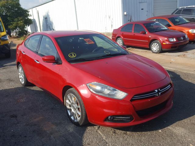 1C3CDFCH0DD310139 - 2013 DODGE DART LIMIT RED photo 1