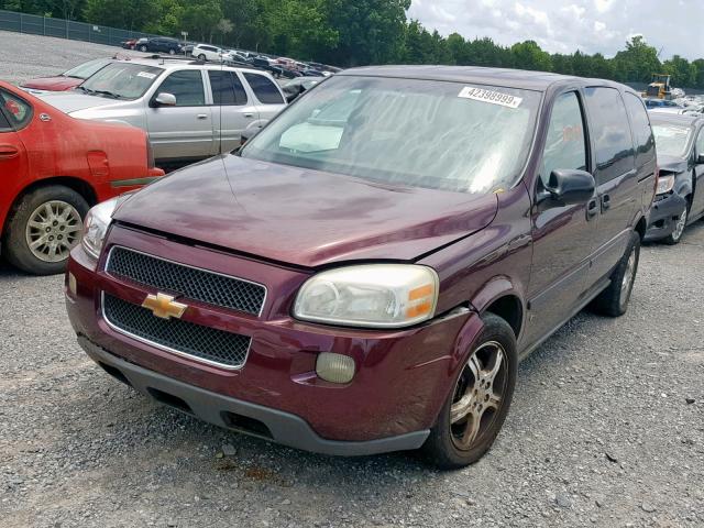 1GNDV23137D166736 - 2007 CHEVROLET UPLANDER L BURGUNDY photo 2