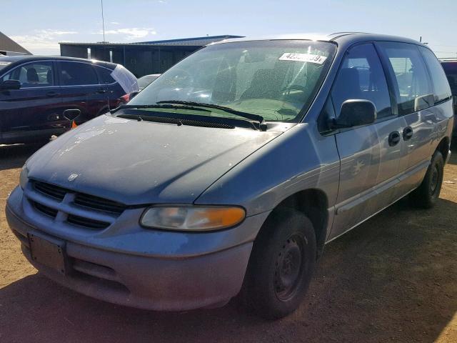 2B4FP2531WR535189 - 1998 DODGE CARAVAN BLUE photo 2