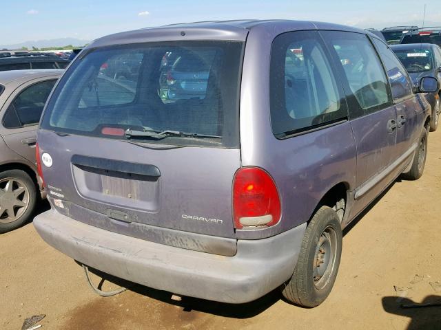 2B4FP2531WR535189 - 1998 DODGE CARAVAN BLUE photo 4