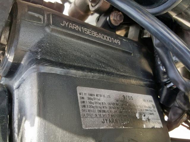 JYARN15E86A000149 - 2006 YAMAHA YZFR1 TWO TONE photo 10