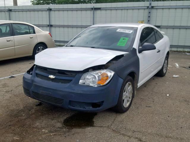 1G1AL15F767823614 - 2006 CHEVROLET COBALT LT WHITE photo 2