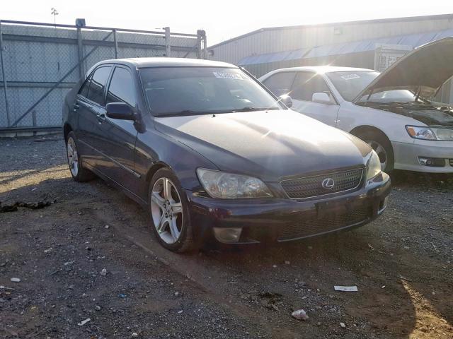 JTHBD192450101409 - 2005 LEXUS IS 300 BLACK photo 1