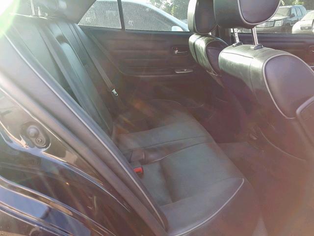 JTHBD192450101409 - 2005 LEXUS IS 300 BLACK photo 6