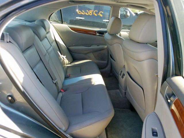 JTHBA30G255112229 - 2005 LEXUS ES 330 BLUE photo 6