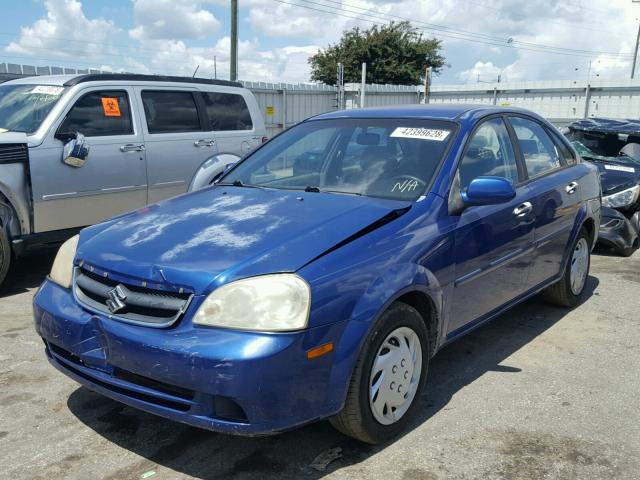 KL5JD56Z96K332470 - 2006 SUZUKI FORENZA BLUE photo 2