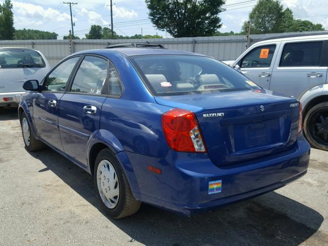 KL5JD56Z96K332470 - 2006 SUZUKI FORENZA BLUE photo 3