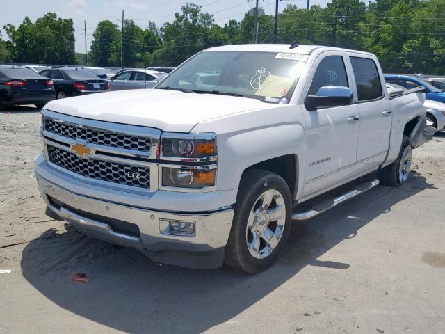 3GCPCSEC3EG414820 - 2014 CHEVROLET SILVERADO WHITE photo 2