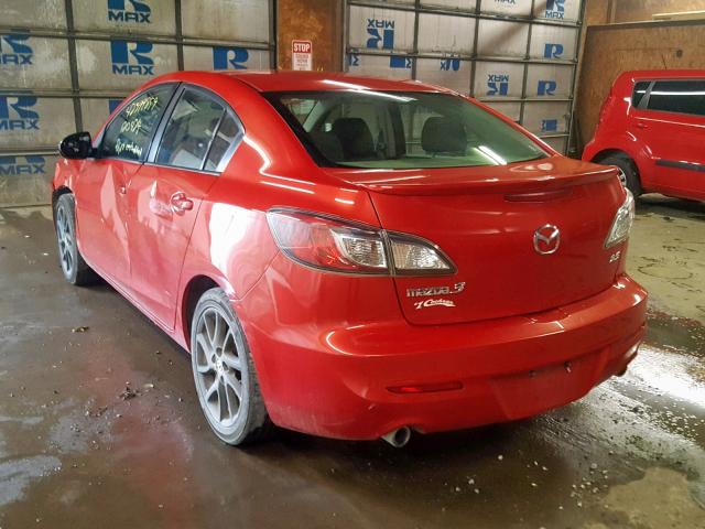 JM1BL1V60C1513136 - 2012 MAZDA 3 S RED photo 3