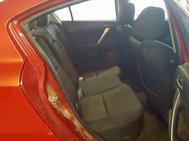 JM1BL1V60C1513136 - 2012 MAZDA 3 S RED photo 6