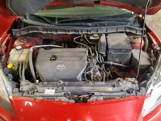 JM1BL1V60C1513136 - 2012 MAZDA 3 S RED photo 7