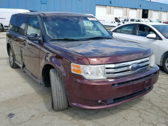 2FMGK5BC1ABA25868 - 2010 FORD FLEX SE BURGUNDY photo 1