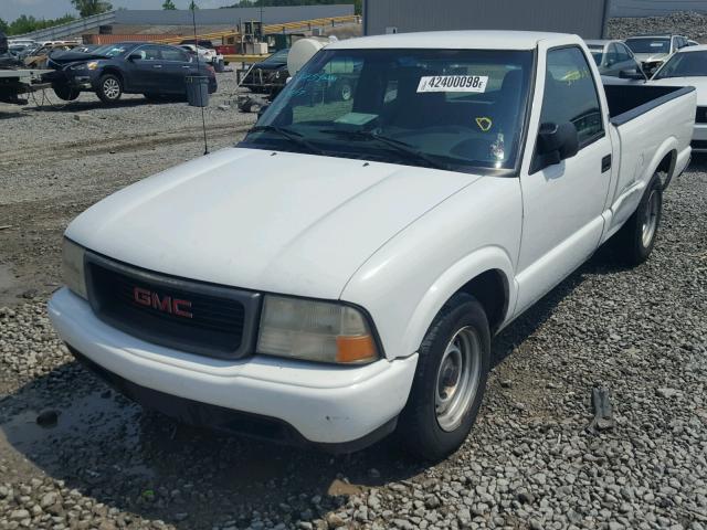 1GTCS14W5YK299092 - 2000 GMC SONOMA WHITE photo 2