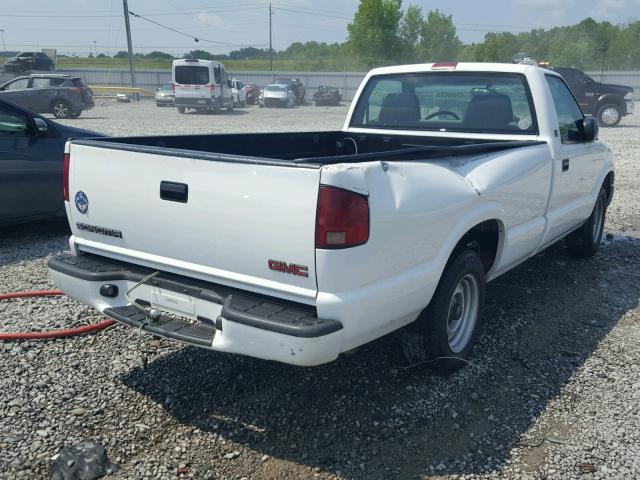 1GTCS14W5YK299092 - 2000 GMC SONOMA WHITE photo 4