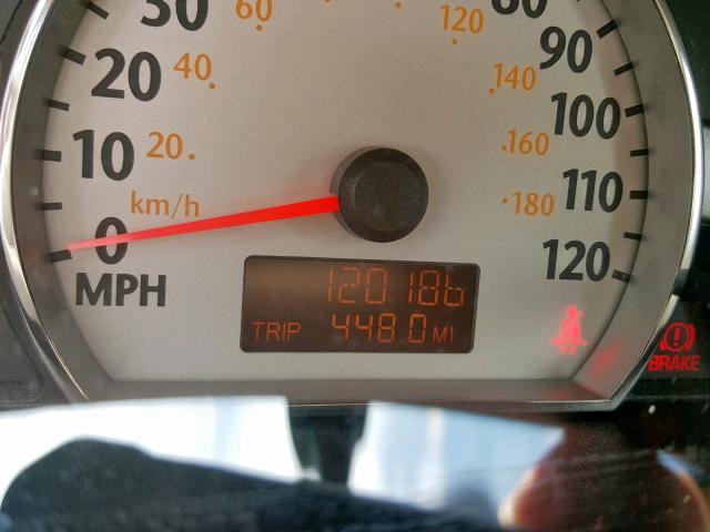 1G8AL52F55Z124711 - 2005 SATURN ION LEVEL GOLD photo 8