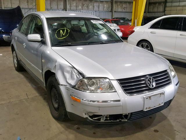 WVWMD63B83P183911 - 2003 VOLKSWAGEN PASSAT GL SILVER photo 1