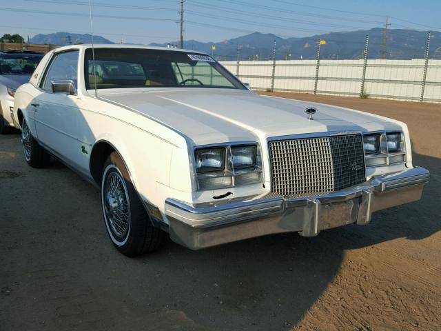 1G4AZ57Y0BE403853 - 1981 BUICK RIVIERA WHITE photo 1