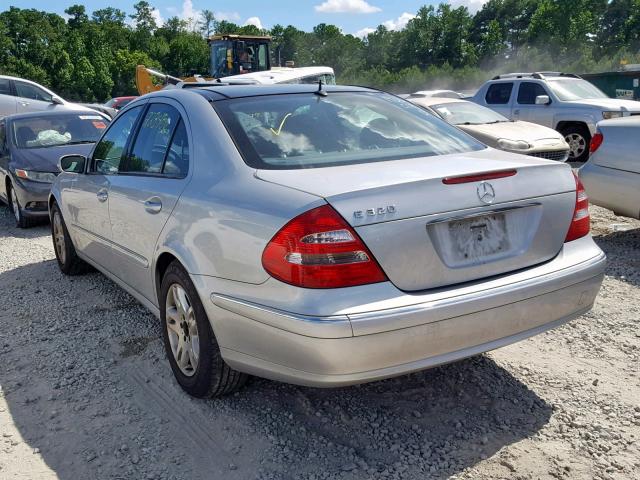 WDBUF65J83A318546 - 2003 MERCEDES-BENZ E 320 SILVER photo 3