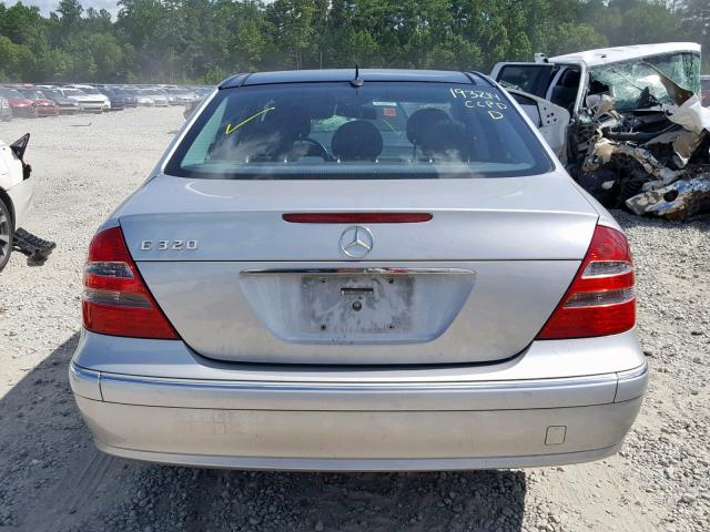 WDBUF65J83A318546 - 2003 MERCEDES-BENZ E 320 SILVER photo 9