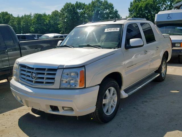 3GYEK62N05G182632 - 2005 CADILLAC ESCALADE E WHITE photo 2