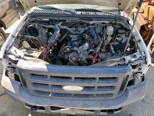 1FDWF36P95EB44425 - 2005 FORD F350 SUPER WHITE photo 7