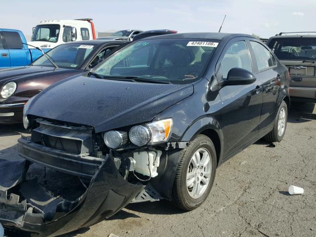 1G1JA5SH6C4130792 - 2012 CHEVROLET SONIC LS 黑色 照片 2