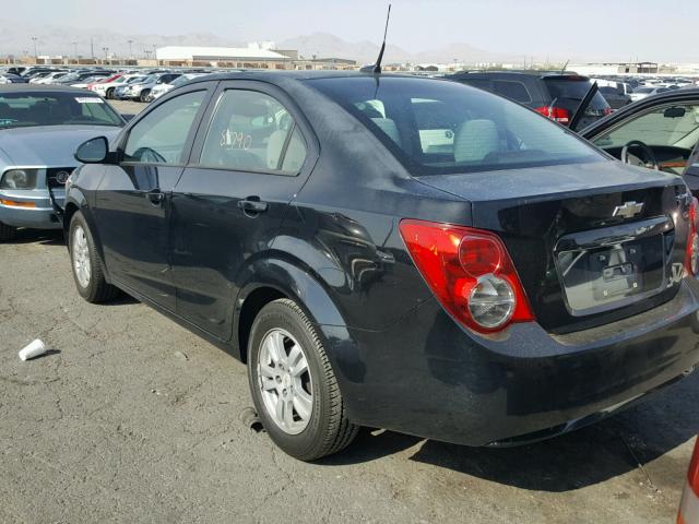 1G1JA5SH6C4130792 - 2012 CHEVROLET SONIC LS 黑色 照片 3