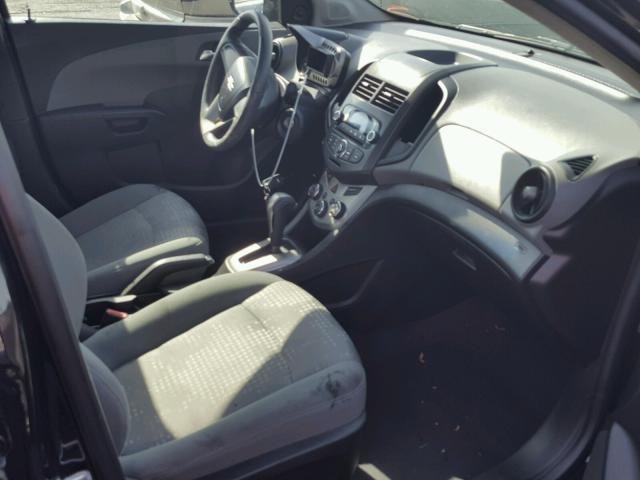 1G1JA5SH6C4130792 - 2012 CHEVROLET SONIC LS 黑色 照片 5