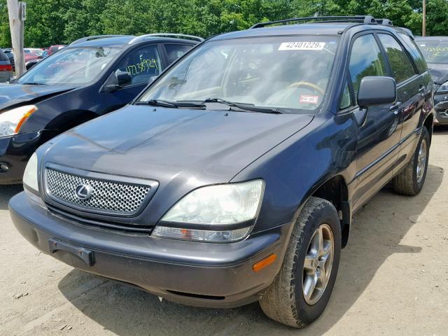 JTJHF10U620267086 - 2002 LEXUS RX 300 GRAY photo 2