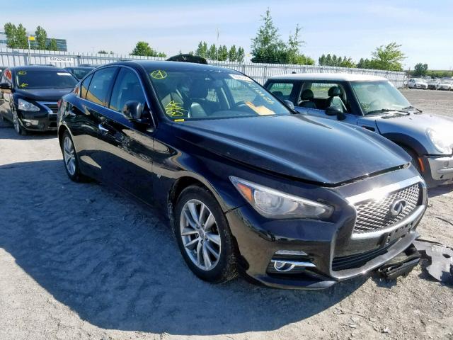 JN1BV7AR5EM708084 - 2014 INFINITI Q50 BASE BLACK photo 1