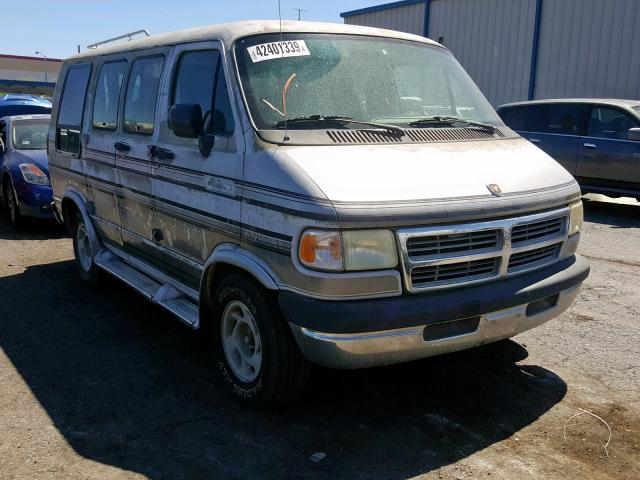 2B7HB21X5RK567059 - 1994 DODGE RAM VAN B2 GRAY photo 1