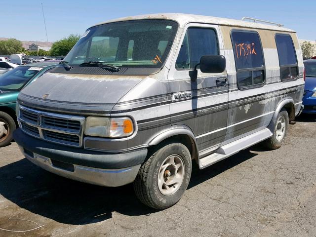 2B7HB21X5RK567059 - 1994 DODGE RAM VAN B2 GRAY photo 2