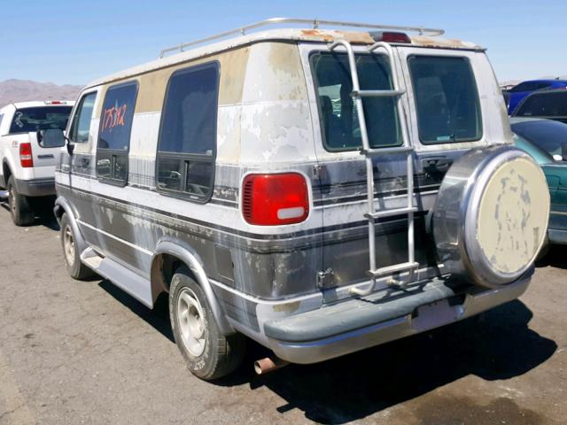 2B7HB21X5RK567059 - 1994 DODGE RAM VAN B2 GRAY photo 3