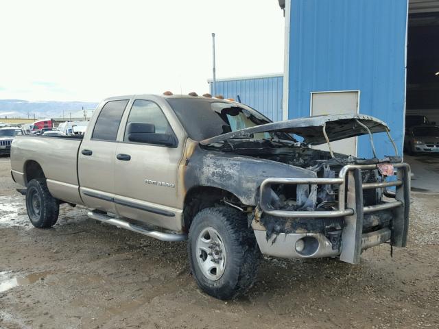 3D7LS38C55G838945 - 2005 DODGE RAM 3500 S TAN photo 1