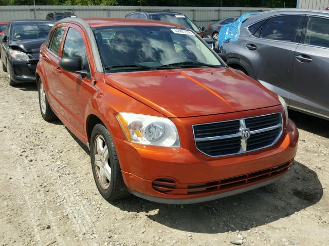 1B3HB48A09D103816 - 2009 DODGE CALIBER SX ORANGE photo 1