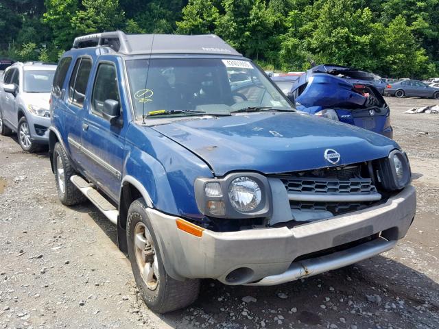 5N1ED28Y54C644478 - 2004 NISSAN XTERRA XE BLUE photo 1