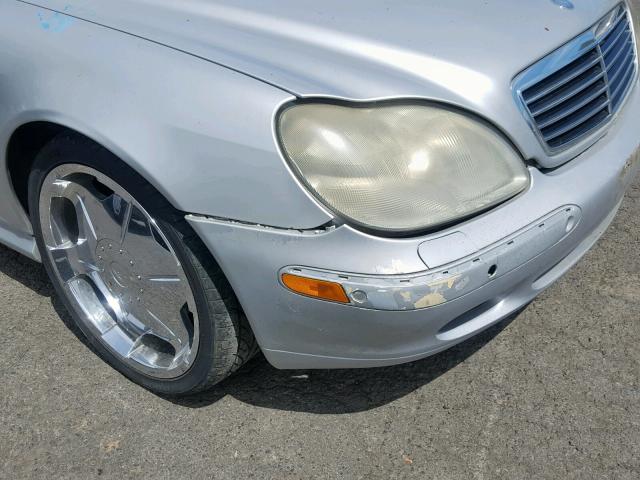 WDBNG75J3YA083293 - 2000 MERCEDES-BENZ S 500 SILVER photo 9