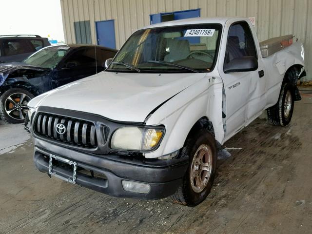 5TENL42N33Z192290 - 2003 TOYOTA TACOMA WHITE photo 2