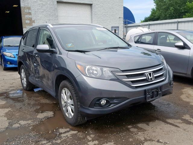 5J6RM4H78DL005840 - 2013 HONDA CR-V EXL GRAY photo 1