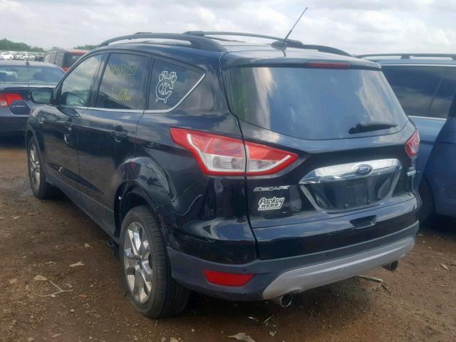 1FMCU0HX7DUC60750 - 2013 FORD ESCAPE SEL BLACK photo 3