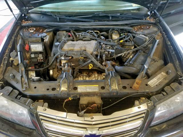 2G1WF52EX39335056 - 2003 CHEVROLET IMPALA BLACK photo 7