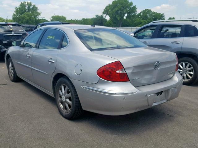 2G4WD582781132444 - 2008 BUICK LACROSSE C SILVER photo 3