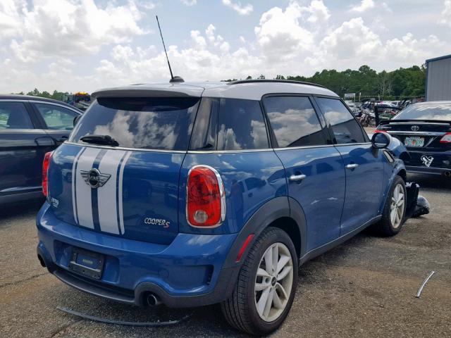 WMWZC3C54CWL86606 - 2012 MINI COOPER S C BLUE photo 4