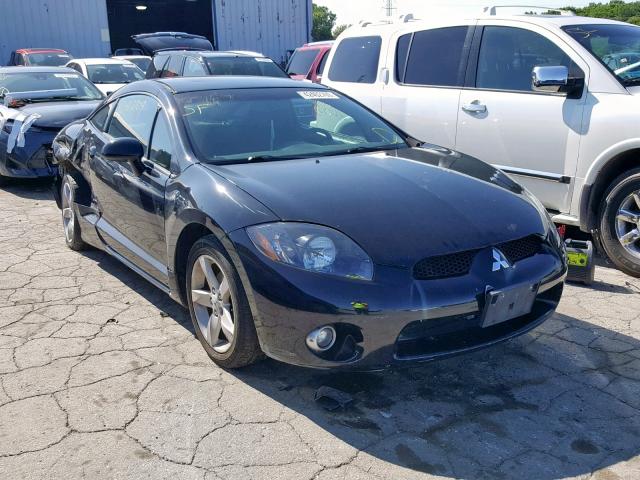 4A3AK24FX7E019304 - 2007 MITSUBISHI ECLIPSE GS BLACK photo 1