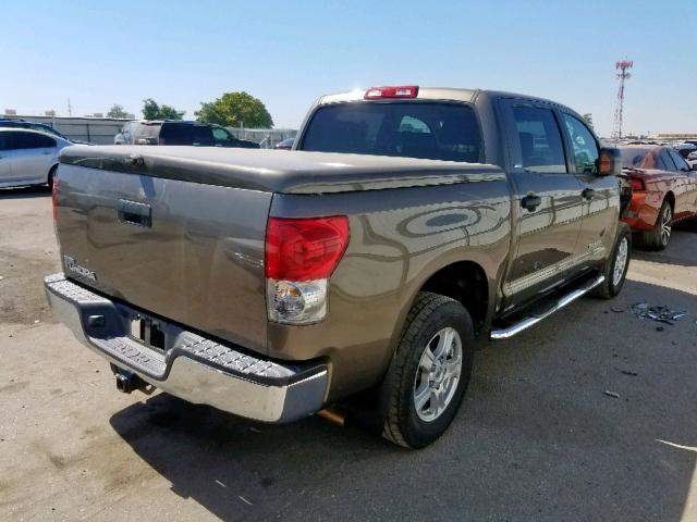 5TFEV54108X055638 - 2008 TOYOTA TUNDRA CRE GRAY photo 4